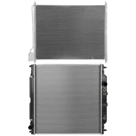 13572917 Book-autoparts 1 X Aluminum Core Radiator Ac Condenser For 2003-04 Ford F-250 Super Duty