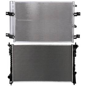 Book-autoparts 13572954 1 X Aluminum Core Radiator Ac Condenser For 2007-2011 Lincoln Mkx