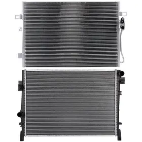 13572963 Book-autoparts 1 X Aluminum Core Radiator Ac Condenser For 2011-2019 Dodge Journey