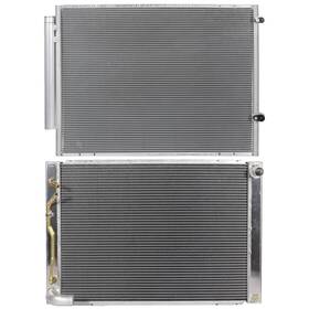 Book-autoparts 13572977 1 X Aluminum Core Radiator Ac Condenser For 2004-2006 Toyota Sienna