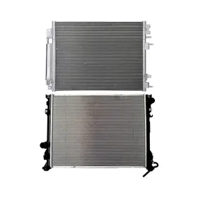 13589776 Book-autoparts 1 X Radiator Ac Condenser Assembly For 2009-2010 Chrysler 300 2.7l