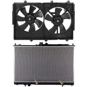 13607949 Book-autoparts 1x Radiator Cooling Fan Kit For 2003-2006 Mitsubishi Outlander 2.4l