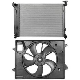 Book-autoparts 13654078 Radiator Cooling Fan Kit For 2015 2016 2017 Hyundai Sonata Sedan 4-door