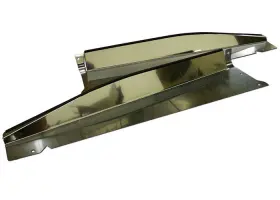 Gsc72ps69-72 Brothers Trucks Radiator Support/grille Cover - Polished
