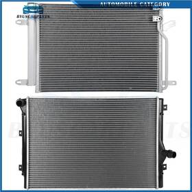 Byuscarparts 10457056 Car Radiator And A/c Condenser Fits 13-14 Volkswagen Beetle 11-14 Jetta