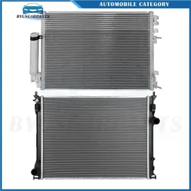 10457063 Byuscarparts Car Radiator And A/c Condenser Fits 2009-2018 Dodge Challenger 2009-2013 Charger