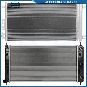 10457077 Byuscarparts Car Radiator And A/c Condenser Fits 2007-09 Saturn Aura 08-2012 Chevrolet Malibu