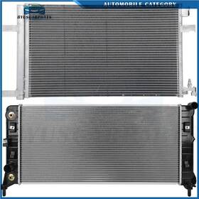 Byuscarparts 10457102 Car Radiator And A/c Condenser Kit Fits 2014 2015 2016 Chevrolet Impala