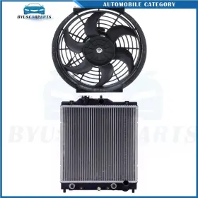 12147964 Byuscarparts Cooling Fan And Radiator Kit Fit For 1992-1995 Honda Civic 1.5l