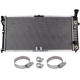 Byuscarparts 12808013 For 94-96 Buick Regal Chevrolet Lumina Radiator With Universal Hose Clamps Kit