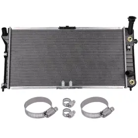 12808013 Byuscarparts For 94-96 Buick Regal Chevrolet Lumina Radiator With Universal Hose Clamps Kit