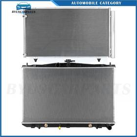 Byuscarparts 12818882 For 2011 2012 2013-2015 Toyota Sienna Aluminum Radiator And Condenser Cooling Kit