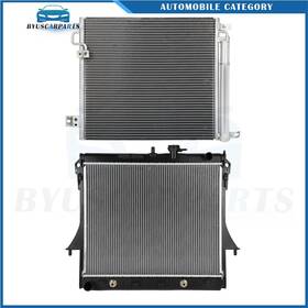 Byuscarparts 12818904 For 2009-2012 Chevrolet Colorado Aluminum Radiator And Ac Condenser Cooling Kit