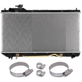 Byuscarparts 12818932 For 1998-2000 Toyota Rav4 Radiator With Universal Oil Hose Clamps Kit Cu2292