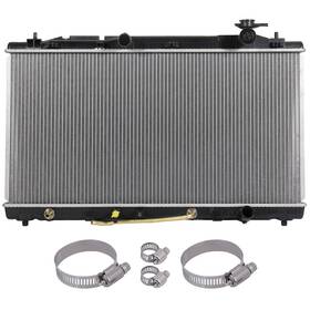 Byuscarparts 12818951 For 05-12 Toyota Avalon 07-11 Camry Radiator With Oil Hose Clamps Kit