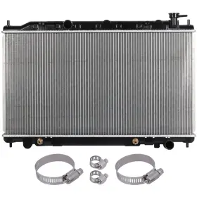 12818959 Byuscarparts For 2004-2006 Nissan Altima Maxima With Universal Oil Hose Clamps Kit Radiator