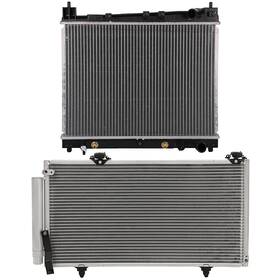 Byuscarparts 12832194 For 2005-2006 Scion Xa Xb Aluminum Radiator And Ac Condenser Cooling Kit