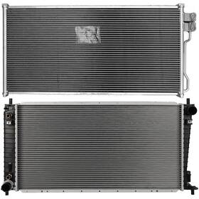 Byuscarparts 12832256 For 2002 Ford Expedition Lincoln Navigat Radiator And Ac Condenser Cooling Kit