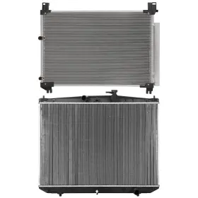 13701220 Byuscarparts For 2018-2019 Chevrolet Equinox Aluminum Radiator And Ac Condenser Cooling Kit