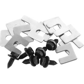 Ca K1329-bblp 1963-82 Chevrolet Corvette Radiator Support Bolt And Shim Kit 18 Piece