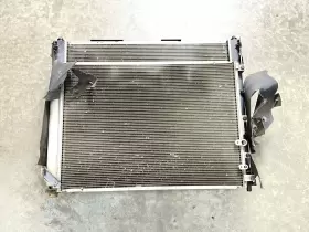 25895893 Cadillac Gm 2008 Cts 3.6l V6 Engine Radiator Condenser Cooling Fan Assembly A/t Oem