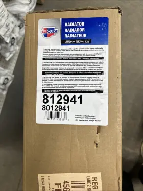 8012941 Carquest Radiator #812941/8012941