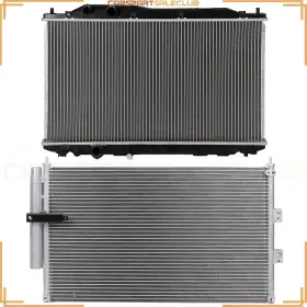 10155537 Carspartsaleclub Aluminum Radiator&ac Condenser Cooling Kit For 2006-11 Honda Civic/acura Csx L4 10155537 Carspartsaleclub Aluminum Radiator&ac Condenser Cooling Kit For 2006-11 Honda Civic/acura Csx L4