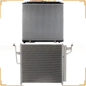 10156792 Carspartsaleclub Radiator And Ac Condenser Cooling Kit For 2008-12 Nissan Pathfinder 5.6l V8 4-door