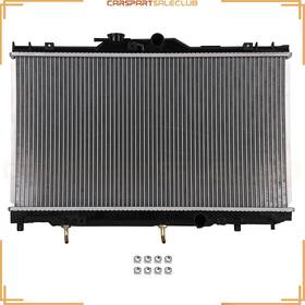 Carspartsaleclub 10177634 Aluminum Radiator With 1 Row For 1998-2002 Chevy Prizm /toyota Corolla 1.8l Cu2198