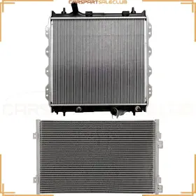 10252163 Carspartsaleclub Aluminum Radiator&condenser Cooling Kit Fits 2001-10 Chrysler Pt Cruiser 2.4l L4 10252163 Carspartsaleclub Aluminum Radiator&condenser Cooling Kit Fits 2001-10 Chrysler Pt Cruiser 2.4l L4