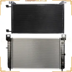 10252174 Carspartsaleclub Radiator&ac Condenser Cooling Kit Fits 2000-06 Chevy Tahoe/gmc Yukon 1.8l 4-door