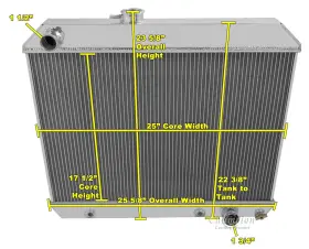 Champion 887753091017 Cooling Systems Cc1678 All-aluminum Radiator