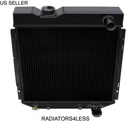 Champion Cooling Cc259blk 3 Row Black Finish Radiator 65 66 Ford Mustang Falcon Comet V8 289