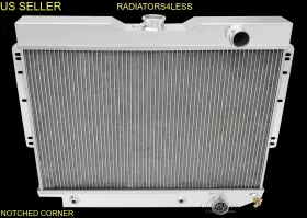 Cc281ps Champion Cooling 3 Row Aluminum Radiator 1959-63 Chevy Impala Belair Notched Corner Ps