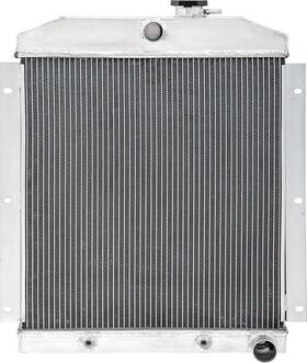 Champion Cooling Systems A5600110 1947-54 Chevrolet Pickup Truck Aluminum Radiator 2 Row Natural