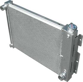Champion Cooling Systems A8600111 1967-69 Camaro Firebird Small Block Aluminum Radiator 4 Row Natural
