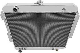 Champion Cooling Systems Mp600129 1966-69 Dodge Charger 318 Cid V8 Aluminum Radiator 3-row 17-1/2 Inch X