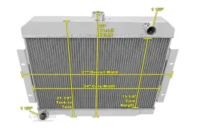 Ec583 Champion Cooling Systems All-aluminum Radiator