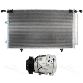 11852694 Cheermotiveup A/c Condenser And Compressor Cooling Kit For Lexus Es300 Es330 Toyota Camry Solara