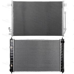 Cheermotiveup 11852753 Front Aluminum Radiator And Ac Condenser Cooling Kit For Nissan Quest Murano