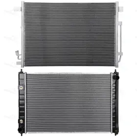 11852753 Cheermotiveup Front Aluminum Radiator And Ac Condenser Cooling Kit For Nissan Quest Murano