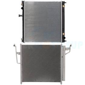 Cheermotiveup 11852783 A/c Radiator And Ac Condenser Kit For Infiniti Qx56 Nissan Pathfinder Armada Titan