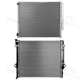 11852796 Cheermotiveup Aluminum Radiator And Condenser Cooling Kit For 03-09 Lexus Gx470 Toyota 4runner
