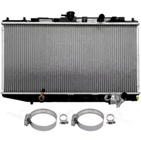 11852983 Cheermotiveup Radiator With Universal Oil Hose Clamps Kit For 1988-1991 Honda Civic Crx 11852983 Cheermotiveup Radiator With Universal Oil Hose Clamps Kit For 1988-1991 Honda Civic Crx