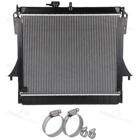 Cheermotiveup 11853016 Radiator With Universal Oil Hose Clamps For 09-12 Chevrolet Colorado Gmc Canyon