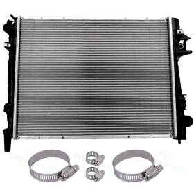 Cheermotiveup 11853031 Radiator With Oil Hose Clamps Kit For 2002-2004 Dodge Ram 1500 2003 2500 3500