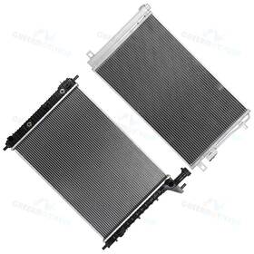 Cheermotiveup 11853088 Aluminum Radiator And A/c Condenser Cooling Kit For Buick Enclave Gmc Acadia