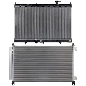 11521852 Choiceshare For Nissan Rogue 2014-2019 Aluminum Radiator And Ac Condenser Assembly 11521852 Choiceshare For Nissan Rogue 2014-2019 Aluminum Radiator And Ac Condenser Assembly