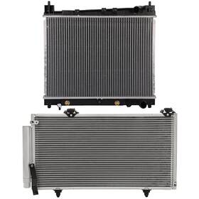 Choiceshare 13296686 For 2005-2006 Scion Xa Xb Aluminum Radiator And A/c Condenser Assembly Set