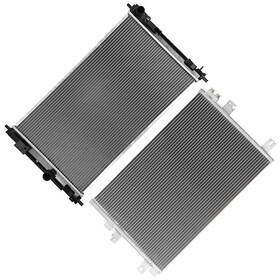 Choiceshare 13296691 For 2011-2014 Chrysler 200 Aluminum Radiator And A/c Condenser Assembly Set